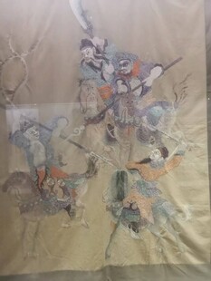 古代人物战斗场景画作
