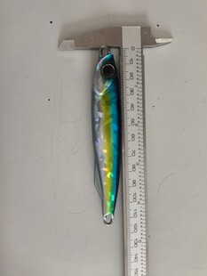 彩色鱼饵测量展示