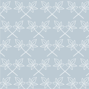 浅蓝色植物花纹无缝图案