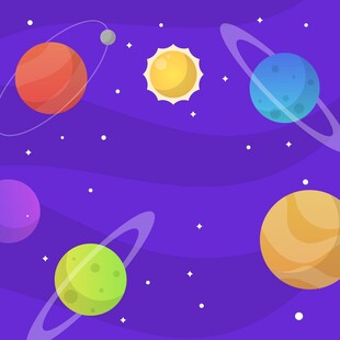 梦幻宇宙中的多彩星球