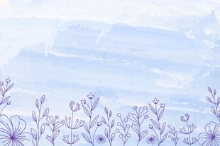 梦幻紫色花卉背景图