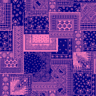 紫色几何图案拼接纹理