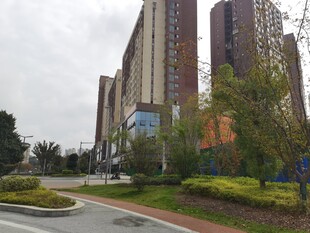 现代高层住宅区景观