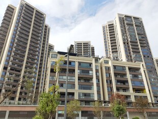 现代高层住宅建筑群景观