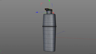洗发水沐浴露喷雾罐模型