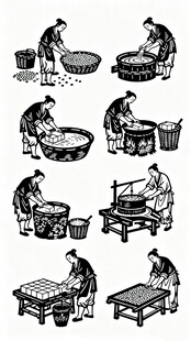  传统豆腐操作步骤图示