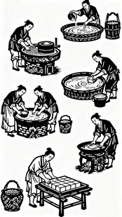 传统豆腐操作步骤图示