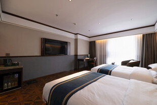 现代风格双床酒店客房