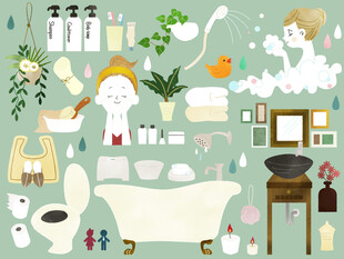 清新可爱的家居生活场景