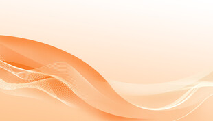 橙色流动线条背景图