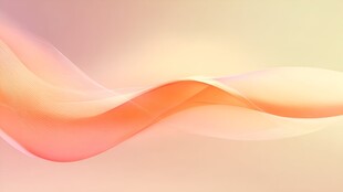 柔和渐变波浪背景图