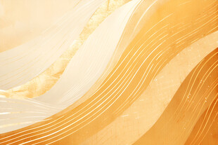 金色流动线条抽象背景图