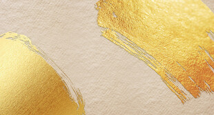 金色笔触纹理艺术背景