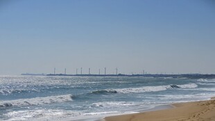 海边风光海浪拍岸景色美