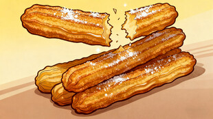 美味酥脆的西班牙油条