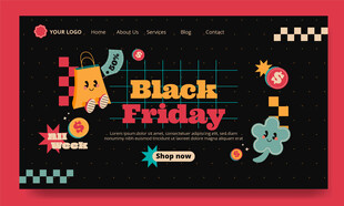 黑色星期五促销主题画面