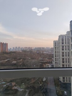 城市阳台远眺景观