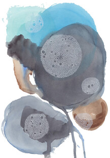 抽象水彩艺术图案