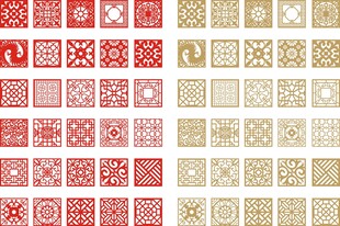 中式传统花纹边框