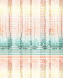 梦幻花卉渐变纹理图案