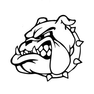 愤怒斗牛犬头像