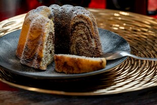 美味巧克力卷蛋糕