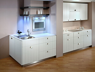 现代简约风格白色厨房