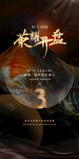 荣耀开盘房地产海报