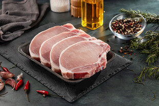 新鲜猪排