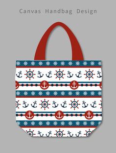 日式风手提袋图案设计