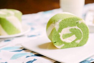 抹茶奶油卷