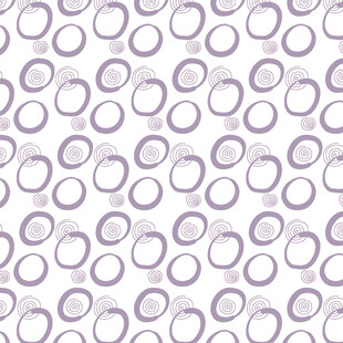 紫色圆圈无缝图案背景