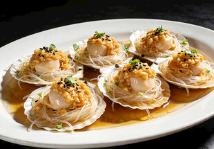 蒜蓉粉丝蒸扇贝