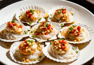 蒜蓉粉丝蒸扇贝