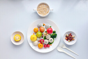 多彩汤圆与搭配小食