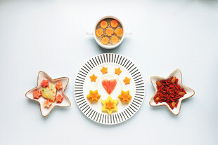 多彩创意摆盘小食