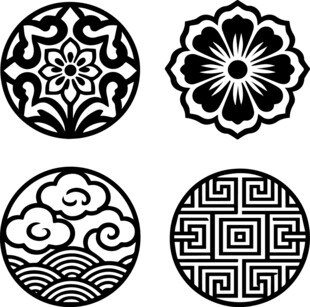 中式传统花纹图案集合