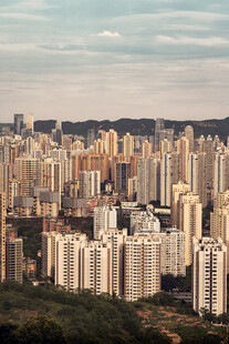 城市高楼建筑群景观