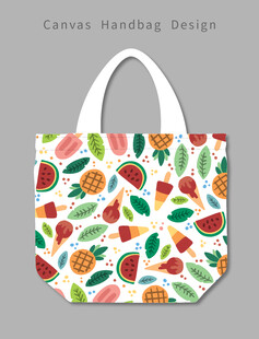 水果图案手提袋设计
