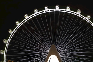 璀璨摩天轮夜景