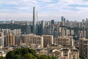 重庆城市天际线壮观景象