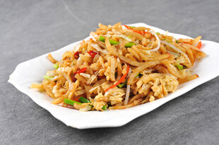 美味炒饼丝