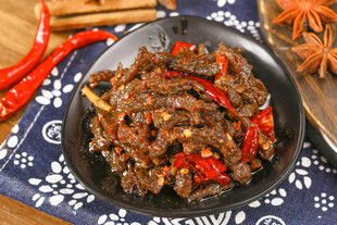 香辣牛肉干