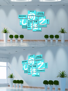 心灵驿站心理咨询室文化墙