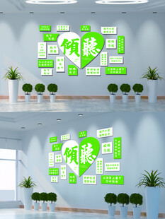 心灵驿站心理咨询室文化墙