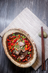 香辣牛肉