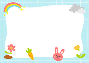 卡通边框背景