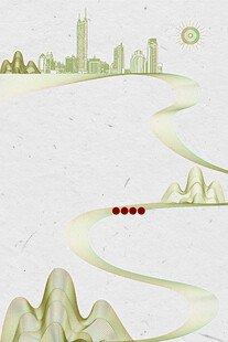 蜿蜒公路穿行于山水城市间