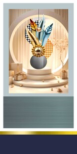 花瓶插花装饰艺术作品