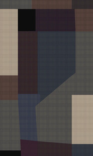 抽象几何色块拼接图案